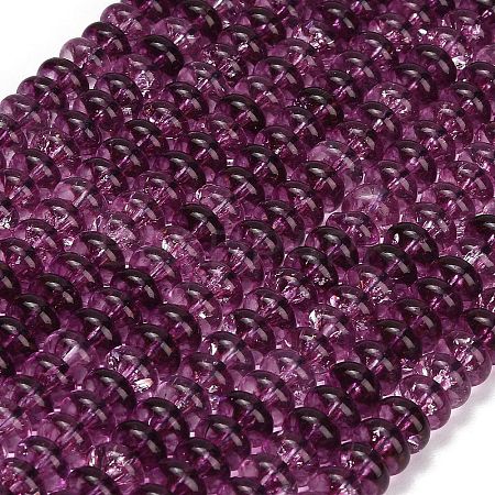 Dyed Imitation Gemstone Glass Beads Strands GL-Z001-03A-05-1