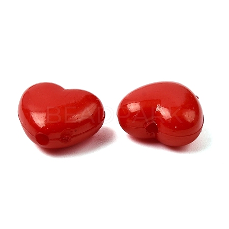 Red Heart Acrylic Beads X-SACR-10X11-12-1