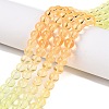Baking Paint Transparent Glass Beads DGLA-M001-8mm-08-6