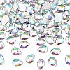Flat Back Imitation Taiwan Acrylic Rhinestone Cabochons GACR-FG0001-04-1