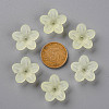 Frosted Acrylic Bead Caps MACR-S371-08A-728-3