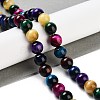 7 Colors Natural Tiger Eye Beads Strands G-A220-A01-01-2