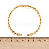 304 Stainless Steel Hinged Bangles for Women BJEW-C114-05G-5