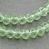 Transparent Glass Beads Strands X-GLAA-R135-2mm-09-1