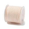 20M Polyester Braided Cord for Jewelry Making OCOR-G015-04A-25-3