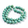 Synthetic Turquoise Beads Strands X-TURQ-H038-10mm-XXS10-2