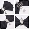2Pcs Detachable Polyester Bowknot Shoe Decoration AJEW-FG0002-01B-4
