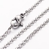 304 Stainless Steel Necklace STAS-J023-06P-2