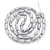 Electroplate Glass Beads Strands EGLA-T025-03I-2