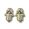 Alloy Rhinestone Cabochons MRMJ-WH0086-22H-LG-1