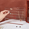 6-Tier Transparent Acrylic Earring Display Stands EDIS-WH0031-14B-2