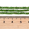 Natural Green Diopside Beads Strands G-B175-C01-2x2mm-5