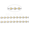 304 Stainless Steel Flower Link Chains CHS-C004-04B-P-2