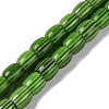 Handmade Lampwork Chevron Beads Strands LAMP-K041-01B-12-1