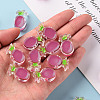 Transparent Enamel Acrylic Beads TACR-S155-002I-5