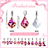 36Pcs 12 Styles Alloy Glass European Dangle Charms PALLOY-PH01787-5
