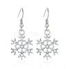 Snowflake Alloy Dangle Earrings FS-WGD9918-14-1