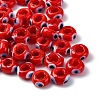 Handmade Evil Eye Lampwork Beads LAMP-F021-01-03-1
