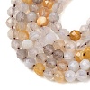Natural Botswana Agate Beads Strands G-A129-3mm-18-6