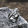 Retro 304 Stainless Steel Finger Rings FS-WG0E659-03-3