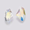 K9 Glass Rhinestone Pendants GLAA-K034-D01-2