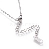 304 Stainless Steel Pendant Necklaces NJEW-L157-02P-4