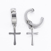 304 Stainless Steel Clip-on Earrings EJEW-H351-17P-2