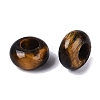Natural Tiger Eye European Beads G-N359-17A-01-2