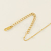 201 Stainless Steel T Bar Charm Anklets for Women FS-WG8F6B6-01-4