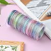 10 Rolls 3-Ply Metallic Polyester Threads MCOR-YW0001-03B-7