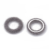 Faux Mink Fur Covered Linking Rings X-WOVE-N009-07E-2