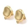 Alloy Clip-on Earring Findings FIND-L015-010G-1