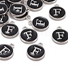 Platinum Plated Alloy Charms ENAM-S118-02F-P-4