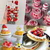 150Pcs 3 Styles PVC Strawberry Display Decorations DJEW-SC0001-31B-7
