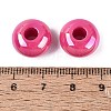 Opaque Acrylic European Beads OACR-E033-19I-3