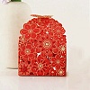 Butterfly & Hollow out Flowers Pattern Paper Fold Candy Boxes FW-TAC0004-04D-1