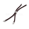 Twisted Nylon Cord Silder Bracelets DIY-B066-03P-04-1