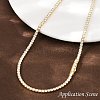 925 Sterling Silver Clear Cubic Zirconia Chains STER-C016-02B-G02-4