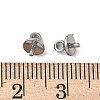 304 Stainless Steel Cup Pearl Peg Bails Pin Pendants STAS-L300-004C-P-3