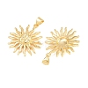 Brass Pendants KK-D232-17G-04-2