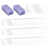 Rectangle Clear Plastic Tags KY-WH0004-13-1
