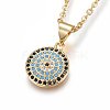 304 Stainless Steel Pendant Necklaces NJEW-L146-02-2