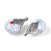 Tibetan Style Resin Pendants RESI-T022-16J-2
