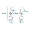 316 Surgical Stainless Steel Earring Hooks STAS-TA0004-01D-7