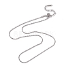 201 Stainless Steel Boston Link Chain Necklace for Men Women NJEW-P268-A31-1X5-1