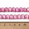 Opaque Baking Paint Glass Beads Strands GLAA-Q110-03A-05-4