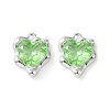 Brass Micro Pave Cubic Zirconia Charms KK-L208-06P-06-2