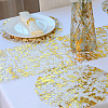 Gold Foil Polyester Mesh Tablecloth AJEW-WH0348-474-6