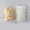 Nordic Style Abstract Art Moai Statue DIY Silicone Candle Molds PW-WG90695-04-1