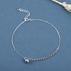925 Thai Sterling Silver Anklets AJEW-BB60878-A-6